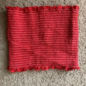 brandy melville red tube top